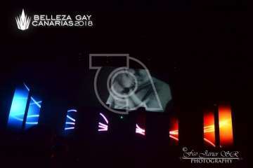 Lorena Aguilera se alza en Telde con el título de Belleza Gay Canarias 2018 (Foto Francisco Javier Santana)